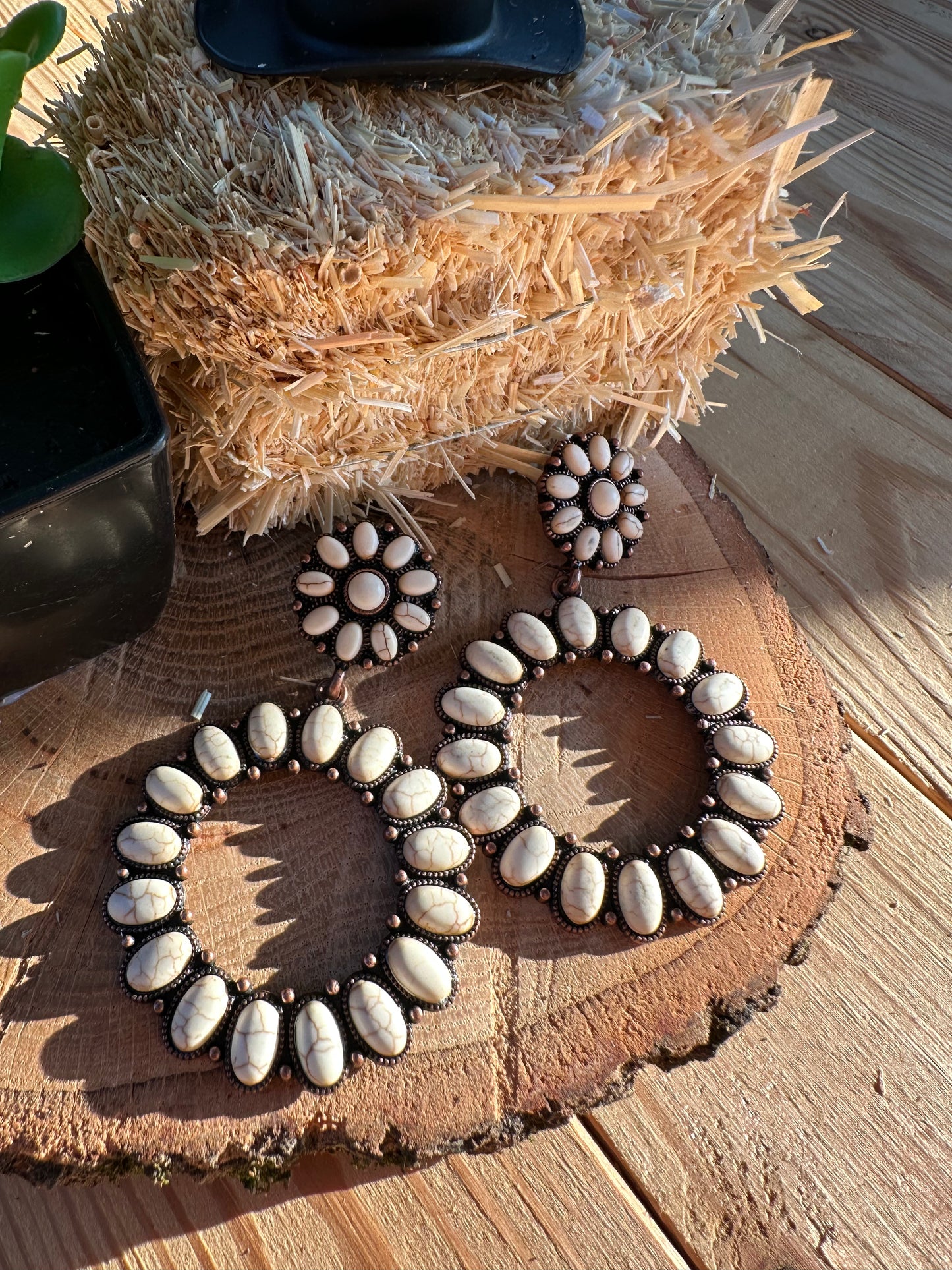 Ale Earrings (Copper White)