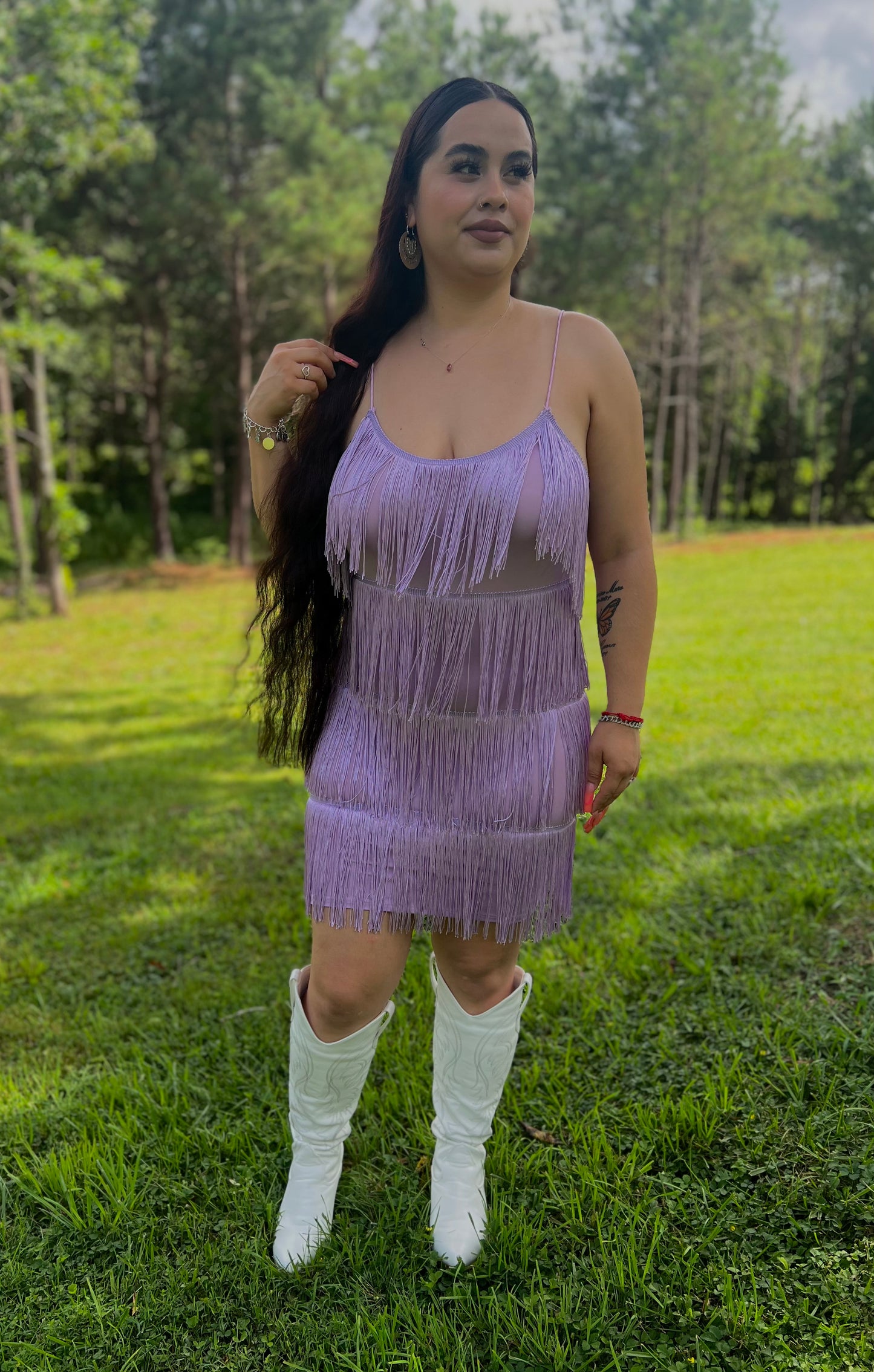 La Yaquesita Dress - Lilac