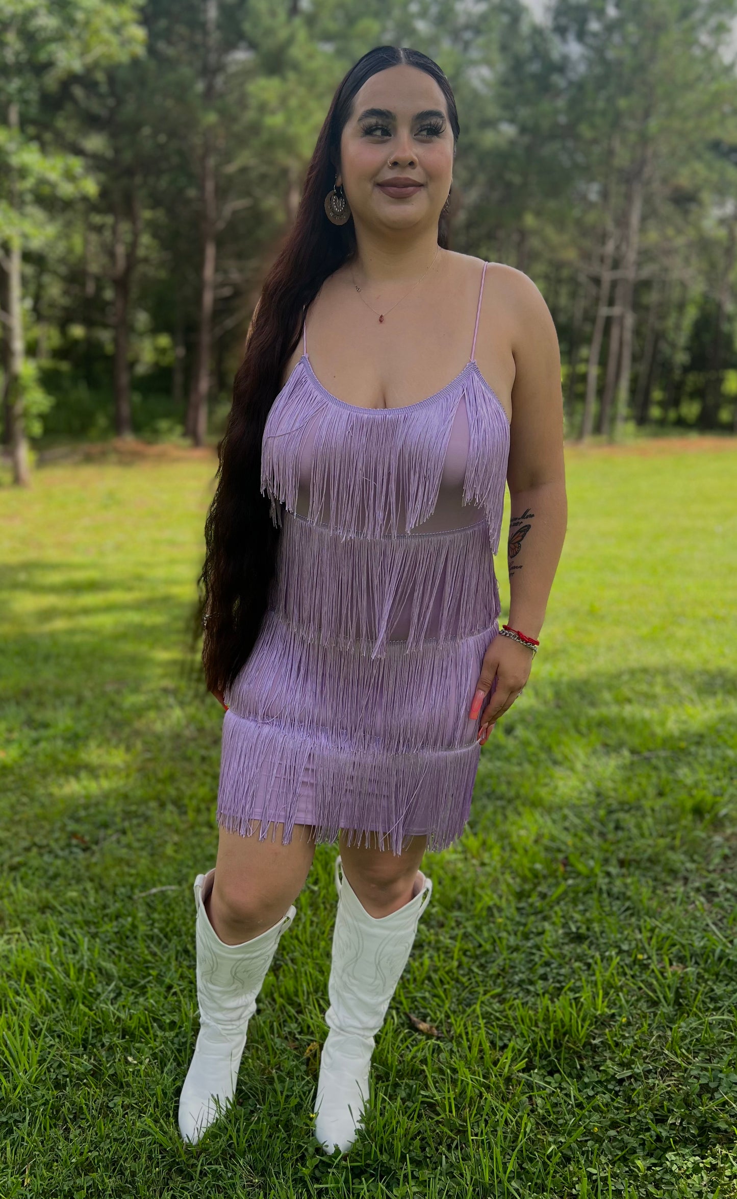 La Yaquesita Dress - Lilac