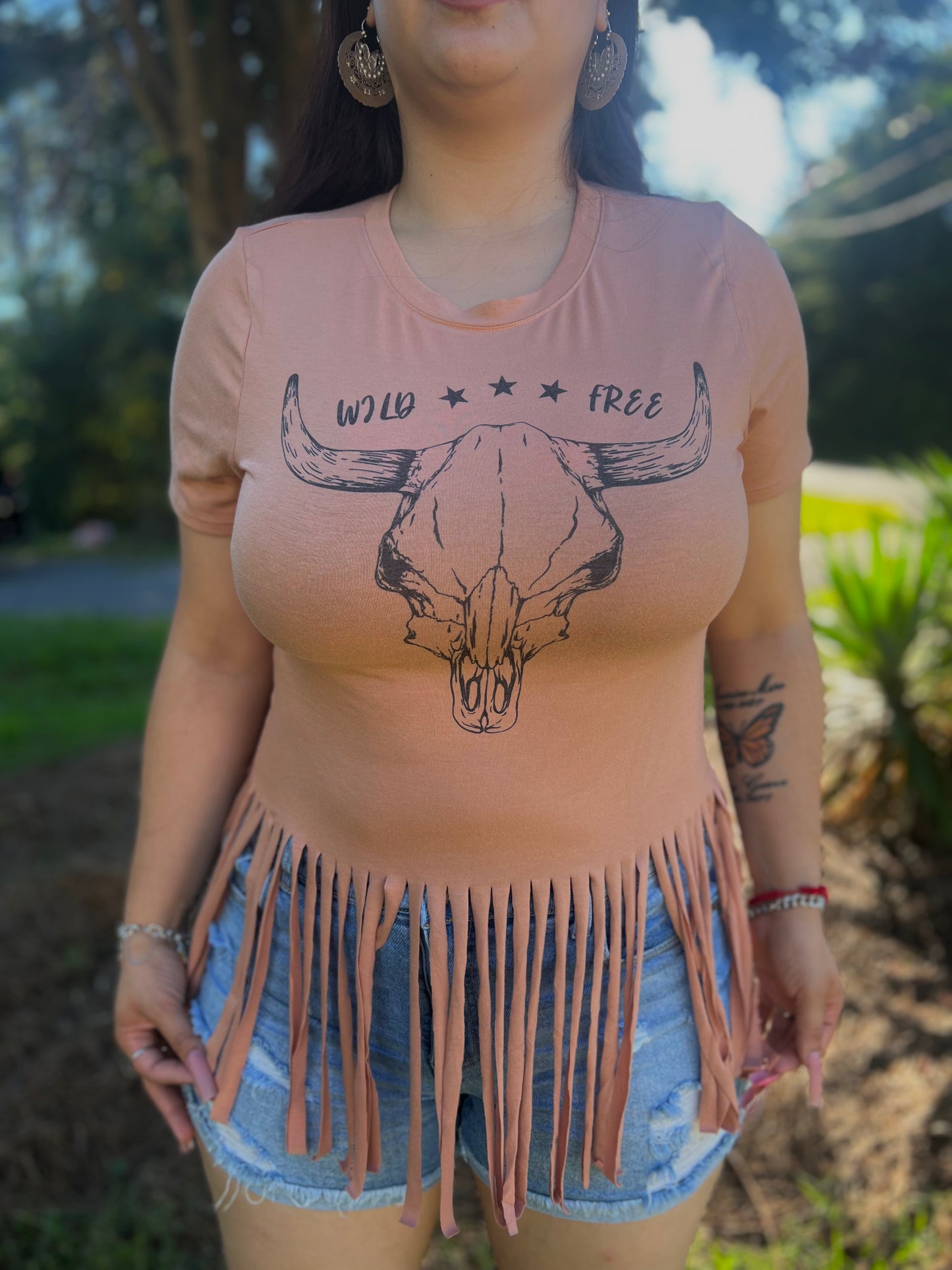 Wild Free Longhorn Tee