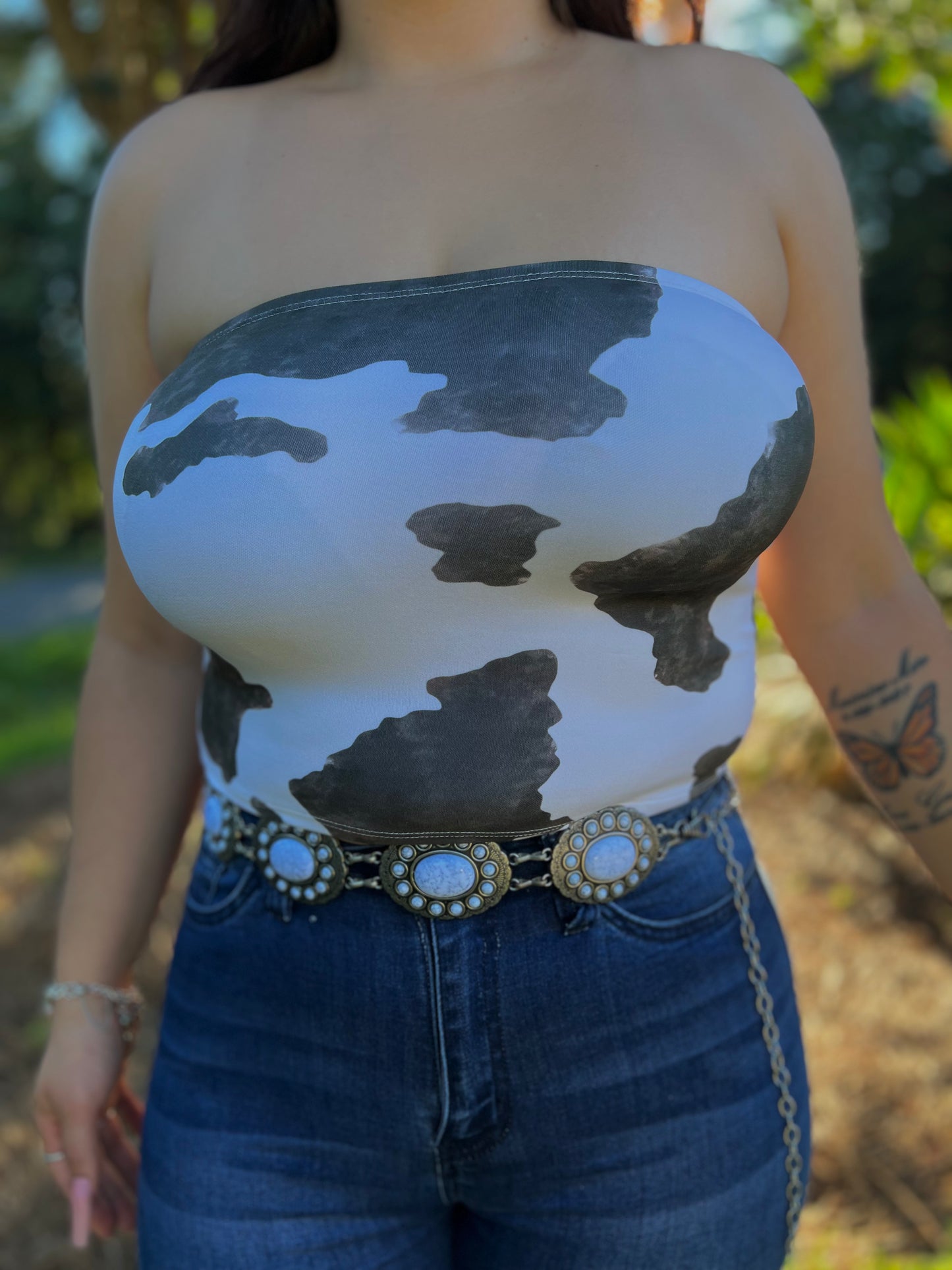 Moo Cow Tube Top