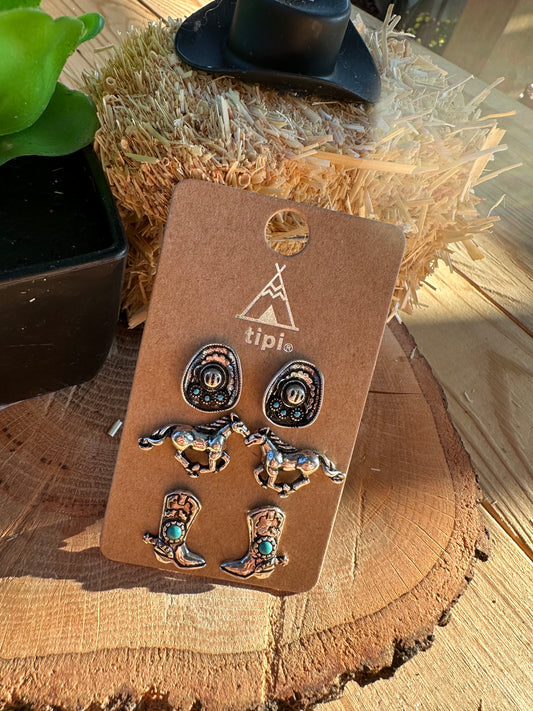 Western Essential Earring Set