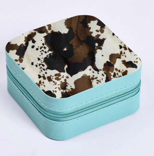 Cowhide Jewelry Case